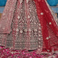 New Semi Stitiched Netted Lehenga Choli