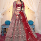 New Semi Stitiched Netted Lehenga Choli