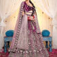 New Semi Stitiched Netted Lehenga Choli