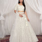 New Semi Stitiched Netted Lehenga Choli