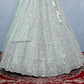 New Semi Stitiched Netted Lehenga Choli