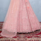 New Semi Stitiched Netted Lehenga Choli