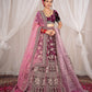 New Semi Stitiched Velvet Bridal Lehenga Choli