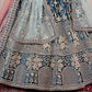 New Semi Stitiched Netted Lehenga Choli