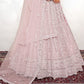 New Semi Stitiched Netted Lehenga Choli