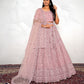 New Semi Stitiched Netted Lehenga Choli