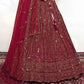 New Semi Stitiched Netted Lehenga Choli