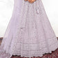 New Semi Stitiched Netted Lehenga Choli