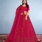 New Semi Stitiched Netted Lehenga Choli