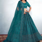 New Semi Stitiched Netted Lehenga Choli