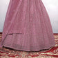 New Semi Stitiched Netted Lehenga Choli