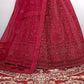 New Semi Stitiched Netted Lehenga Choli