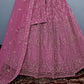 New Semi Stitiched Netted Lehenga Choli