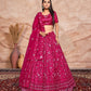 New Semi Stitiched Netted Lehenga Choli