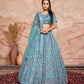 New Semi Stitiched Netted Lehenga Choli