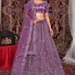 New Semi Stitiched Netted Lehenga Choli