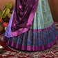 New Semi Stitiched Banarasi Lehenga Choli