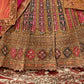 New Semi Stitiched Velvet Bridal Lehenga Choli