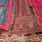 New Semi Stitiched Velvet Bridal Lehenga Choli