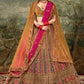 New Semi Stitiched Netted Lehenga Choli