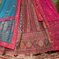 New Semi Stitiched Netted Lehenga Choli