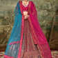 New Semi Stitiched Netted Lehenga Choli