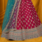 New Semi Stitiched Netted Lehenga Choli