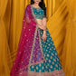 New Semi Stitiched Netted Lehenga Choli