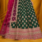 New Semi Stitiched Netted Lehenga Choli