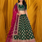 New Semi Stitiched Netted Lehenga Choli