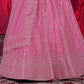 New Semi Stitiched Netted Lehenga Choli