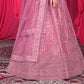 New Semi Stitiched Netted Lehenga Choli