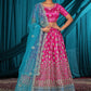 New Semi Stitiched Netted Lehenga Choli