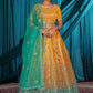 New Semi Stitiched Netted Lehenga Choli