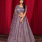 New Semi Stitiched Netted Lehenga Choli