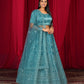 New Semi Stitiched Netted Lehenga Choli