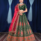 New Semi Stitiched Netted Lehenga Choli