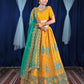 New Semi Stitiched Netted Lehenga Choli