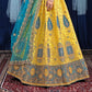 New Semi Stitiched Netted Lehenga Choli