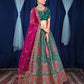 New Semi Stitiched Netted Lehenga Choli