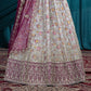 New Semi Stitiched Netted Lehenga Choli