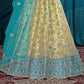 New Semi Stitiched Netted Lehenga Choli