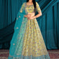 New Semi Stitiched Netted Lehenga Choli