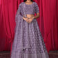 New Semi Stitiched Netted Lehenga Choli