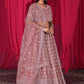 New Semi Stitiched Netted Lehenga Choli