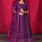 New Semi Stitiched Netted Lehenga Choli