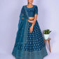 New Semi Stitiched Netted Lehenga Choli