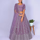 New Semi Stitiched Netted Lehenga Choli