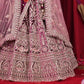 New Semi Stitiched Velvet Bridal Lehenga Choli