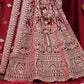 New Semi Stitiched Velvet Bridal Lehenga Choli